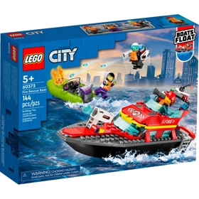 ასაწყობი კონსტრუქცია Lego 60373, Fire Rescue Boat