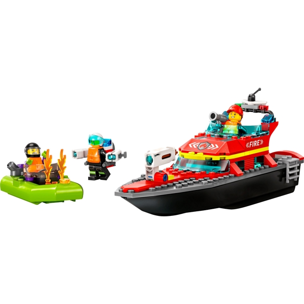 ასაწყობი კონსტრუქცია Lego 60373, Fire Rescue Boat