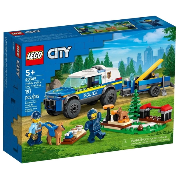 ასაწყობი კონსტრუქცია Lego 60369, Mobile Police Dog Training