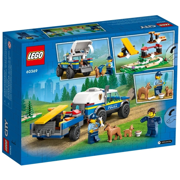 ასაწყობი კონსტრუქცია Lego 60369, Mobile Police Dog Training