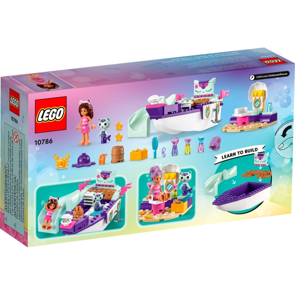 Prefabricated Construction Lego 10786, Gabby & MerCat's Ship & Spa