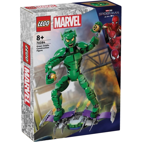 Prefabricated Construction Lego 76284, Green Goblin Construction Figure