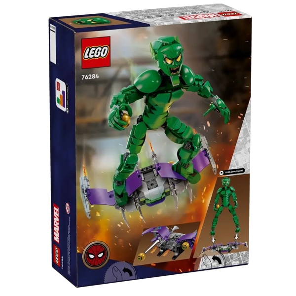 Prefabricated Construction Lego 76284, Green Goblin Construction Figure