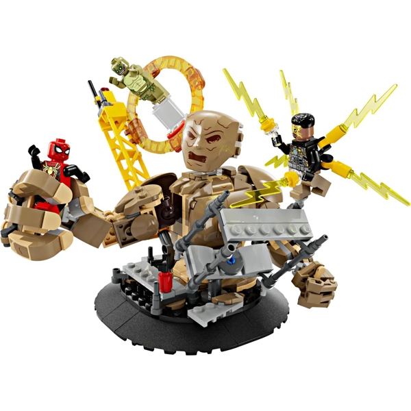 ასაწყობი კონსტრუქცია Lego 76280, Spider-Man vs. The Sandman: The Final Battle