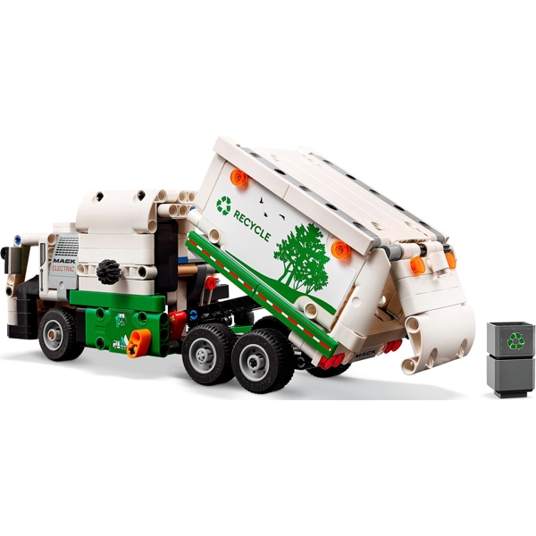 ასაწყობი კონსტრუქცია Lego 42167, Garbage Truck Mack LR Electric