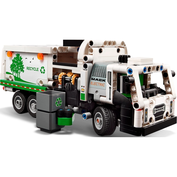 ასაწყობი კონსტრუქცია Lego 42167, Garbage Truck Mack LR Electric