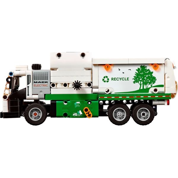 ასაწყობი კონსტრუქცია Lego 42167, Garbage Truck Mack LR Electric