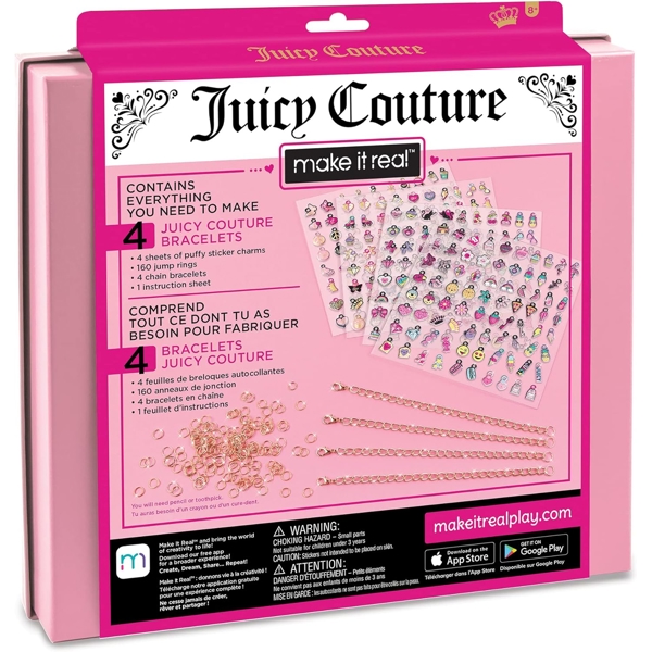 სამაჯურების ასაწყობი ნაკრები Make It Real 4414MR, Juicy Couture