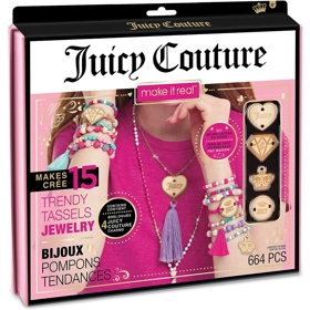 სამაჯურების ასაწყობი ნაკრები Make It Real 4415MR Juicy Couture, Trendy Tassels