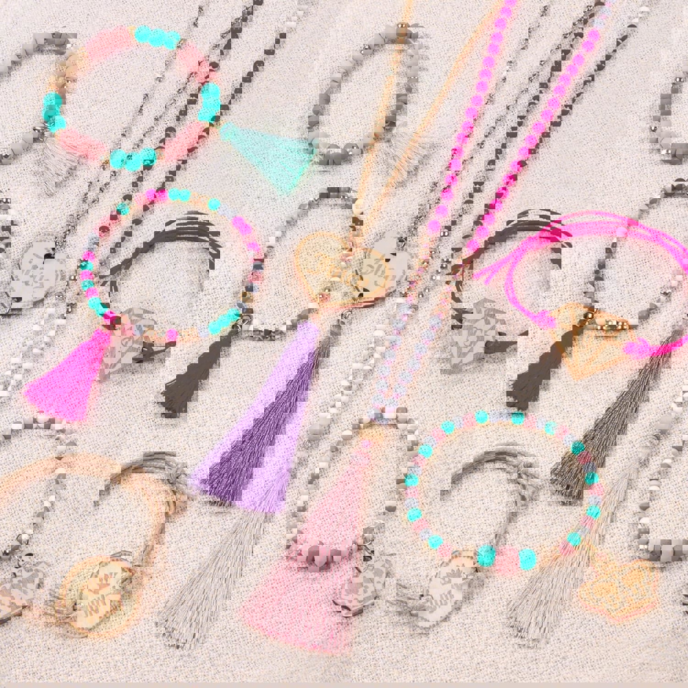 სამაჯურების ასაწყობი ნაკრები Make It Real 4415MR Juicy Couture, Trendy Tassels