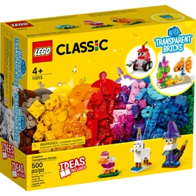 ასაწყობი კონსტრუქცია Lego 11013, Classic Creative Transparent Bricks