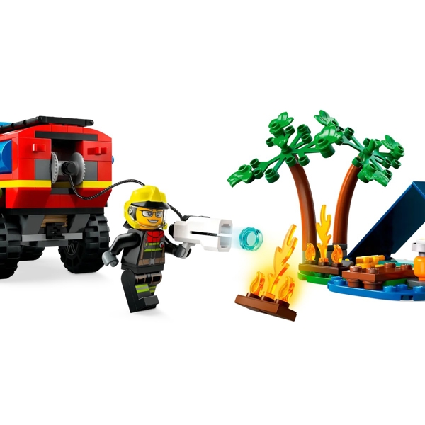 ასაწყობი კონსტრუქცია Lego 60412, Fire SUV With A Rescue Boat