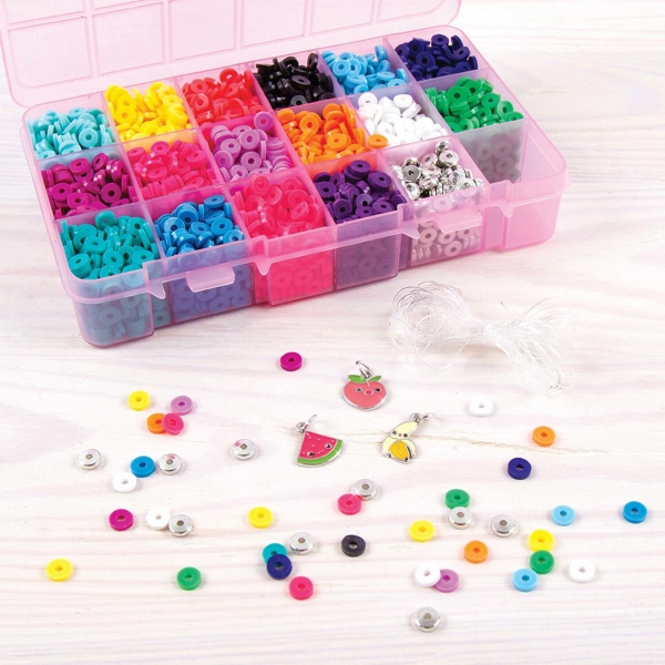 სამაჯურების ასაწყობი ნაკრები Make It Real 1741MR, Heishi Beads Kit