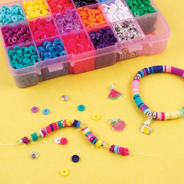 სამაჯურების ასაწყობი ნაკრები Make It Real 1741MR, Heishi Beads Kit