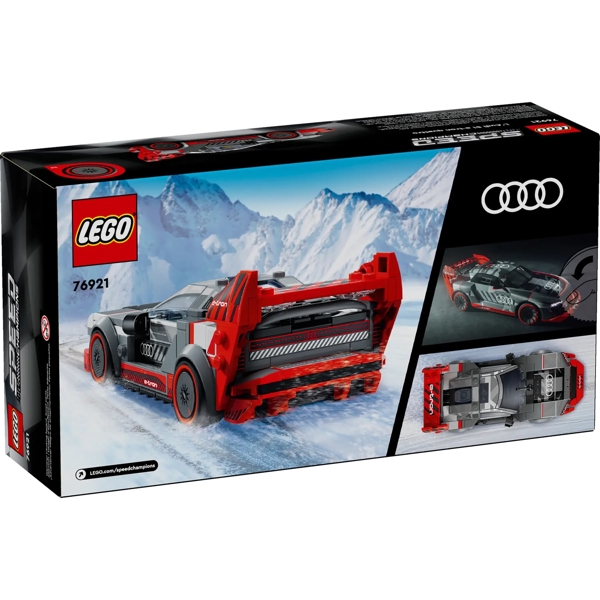 ასაწყობი კონსტრუქცია Lego 76921, Audi S1 e-tron Quattro Race Car