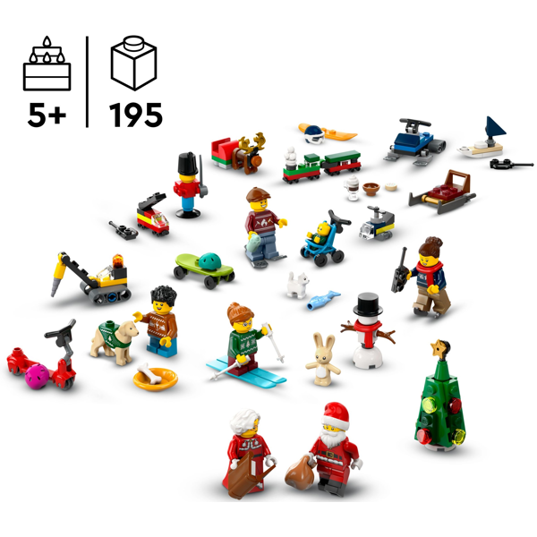 Prefabricated Construction Lego 60436, City Advent Calendar 2024