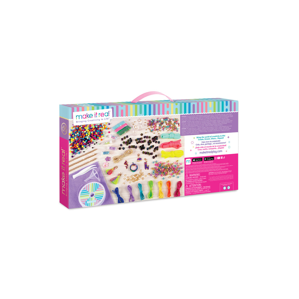 Bracelet Making Kit Make It Real 1802MR, Mega Jewelry Studio