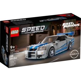 ასაწყობი კონსტრუქცია Lego 76917, Speed Champions 2 Fast 2 Furious Nissan Skyline GT-R (R34)