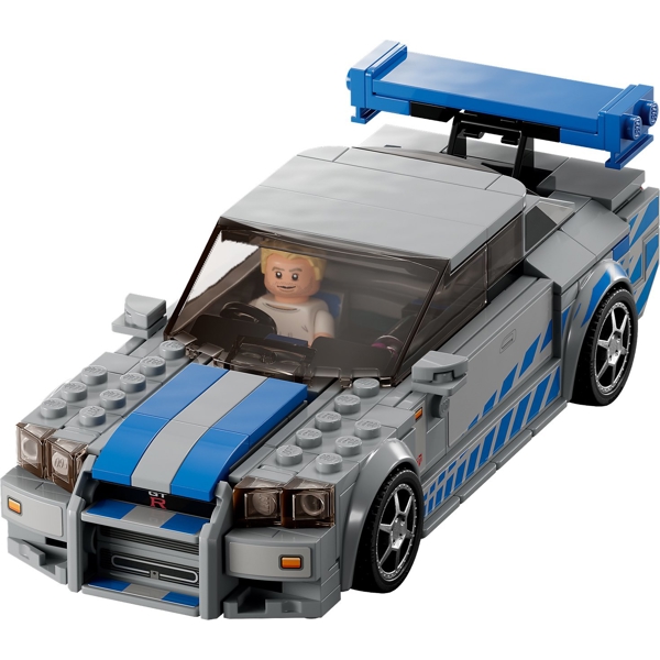 ასაწყობი კონსტრუქცია Lego 76917, Speed Champions 2 Fast 2 Furious Nissan Skyline GT-R (R34)