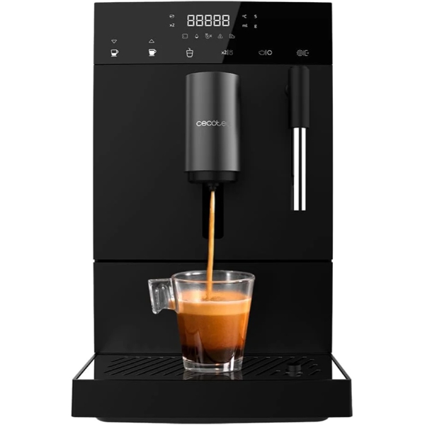 Coffee Machine Cecotec 1636 Cafetera Superautomática Cremmaet Compact, 1350W, 1.1L, Black