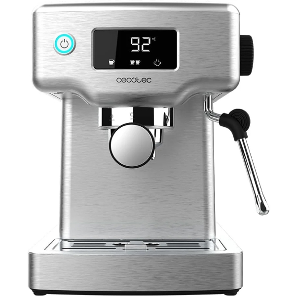 ყავის აპარატი Cecotec 1986 Power Espresso 20 Barista Compact, 1465W, 1.8L, Coffee Machine, Silver