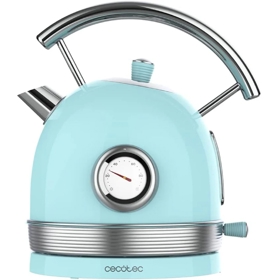 ელექტრო ჩაიდანი Cecotec 1482 Thermosense 420 Vintage, 2200W, 1.8L, Electric Kettle, Light Blue