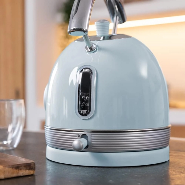 ელექტრო ჩაიდანი Cecotec 1482 Thermosense 420 Vintage, 2200W, 1.8L, Electric Kettle, Light Blue