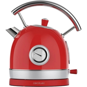 ელექტრო ჩაიდანი Cecotec 1981 Thermosense 420 Vintage, 2200W, 1.8L, Electric Kettle, Red