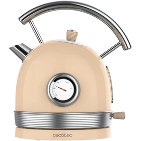 ელექტრო ჩაიდანი Cecotec 1485 Thermosense 420 Vintage, 2200W, 1.8L, Electric Kettle, Light Beige