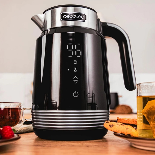 ელექტრო ჩაიდანი Cecotec 01748 ThermoSense 600, 2200W, 1.7L, Electric Kettle, Black