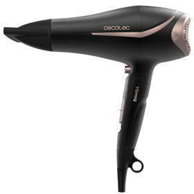 თმის საშრობი Cecotec 4414 Bamba IoniCare Power&Go Glow, 2000W, Hair Dryer, Black