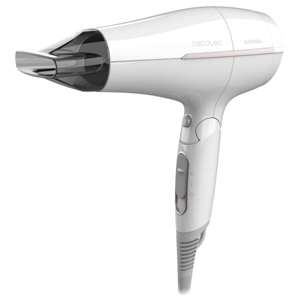 თმის საშრობი Cecotec 4415 Bamba IoniCare Power&Go Heaven, 2000W, Hair Dryer, White