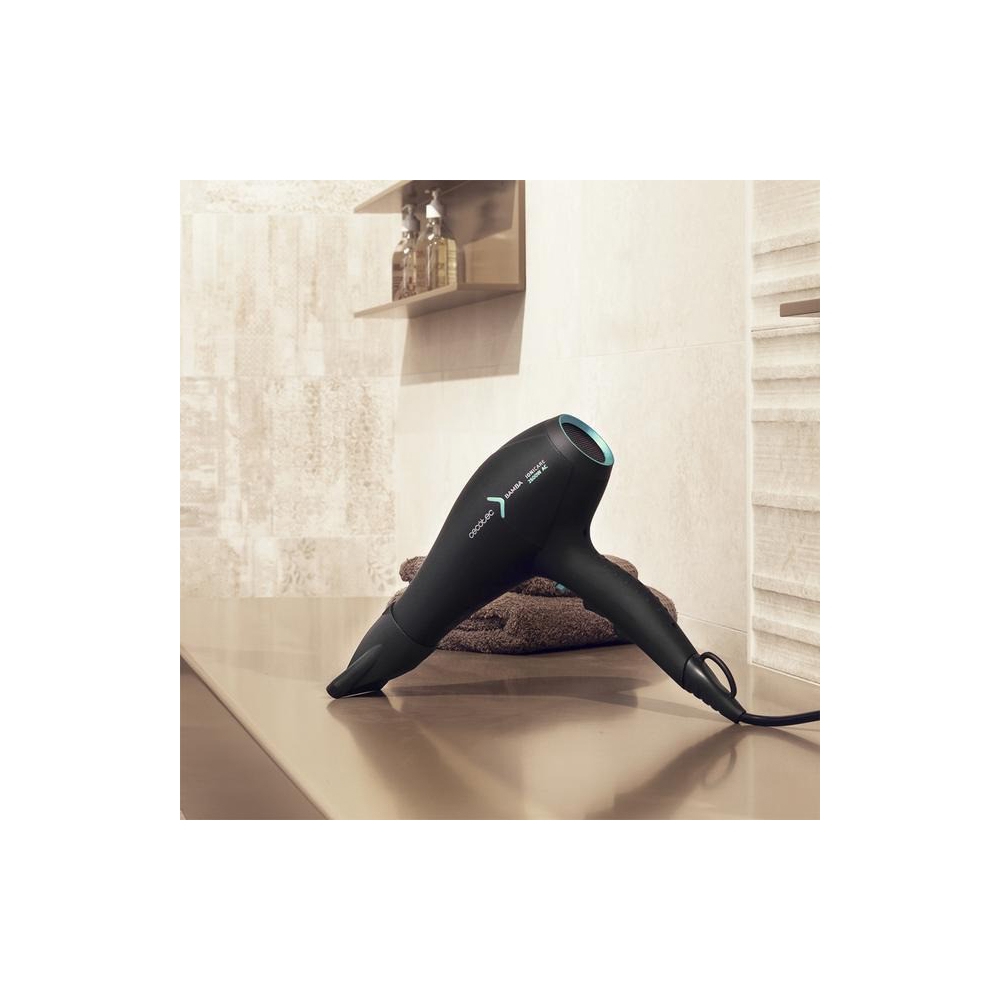 თმის საშრობი Cecotec 04204 Bamba IoniCare 5350 PowerShine Ice, 2600W, Hair Dryer, Black