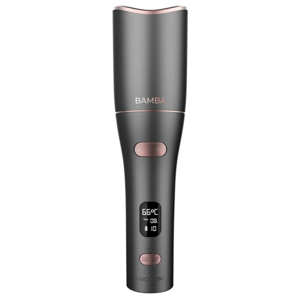 თმის სახვევი Cecotec 04233 Bamba SurfCare 850 Magic Waves Vision, 25W, Hair Curling Iron, Gray