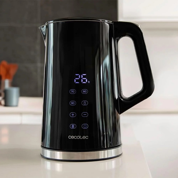 ელექტრო ჩაიდანი Cecotec 1448 Thermosense 800 Neo, 2200W, 1.7L, Electric Kettle, Black