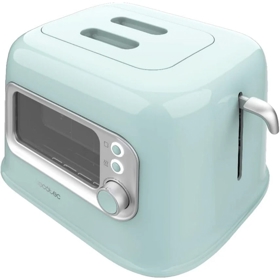 ტოსტერი Cecotec 8039 Tostadora vertical RetroVision, 700W, Toaster, Blue