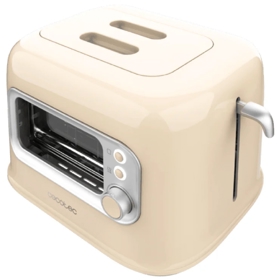 ტოსტერი Cecotec 8042 Tostadora vertical RetroVision, 700W, Toaster, Beige