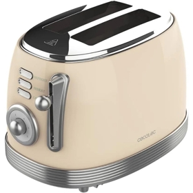 ტოსტერი Cecotec 03212 Vintage 800, 850W, Toaster, Beige