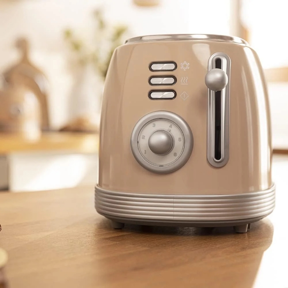 ტოსტერი Cecotec 03212 Vintage 800, 850W, Toaster, Beige
