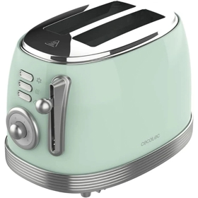 ტოსტერი Cecotec 03209 Vintage 800, 850W, Toaster, Green