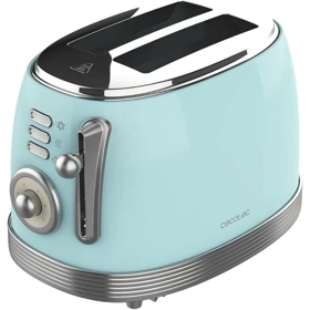 ტოსტერი Cecotec 03208 Vintage 800, 850W, Toaster, Light Blue