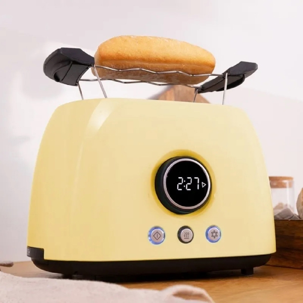 Toaster Cecotec 03107 ostador Vertical Digital Classictoast 8000, 800W, Yellow