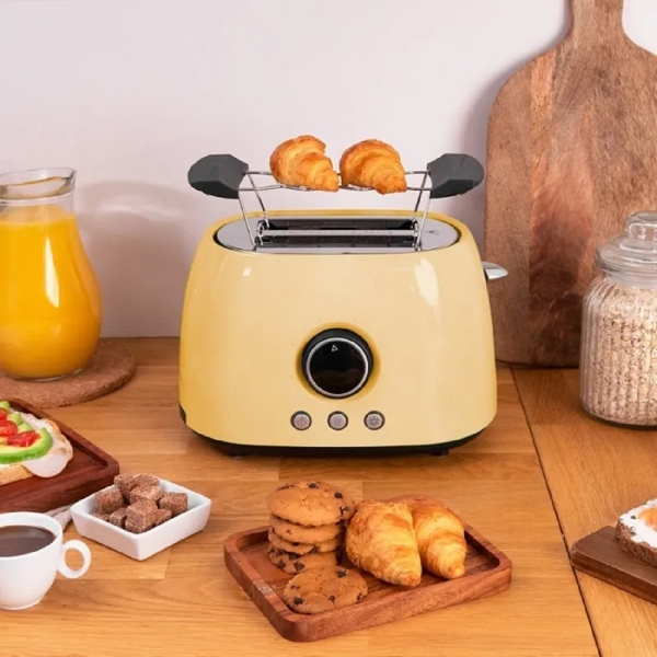 Toaster Cecotec 03107 ostador Vertical Digital Classictoast 8000, 800W, Yellow