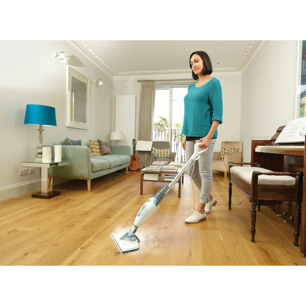 Steam Mop Black And Decker FSM1616-QS, 1600W, White 