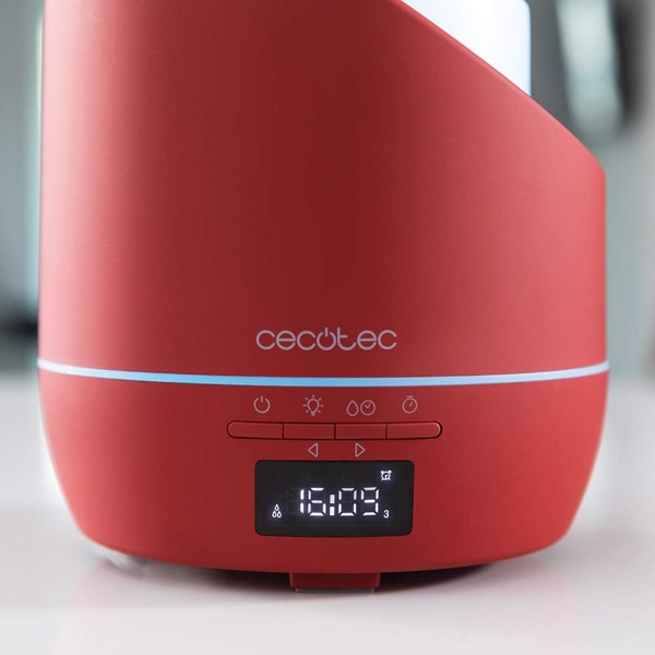 ჰაერის დამატენიანებელი Cecotec 05637 PureAroma 500 Smart, 30m², Air Humidifier, Garnet