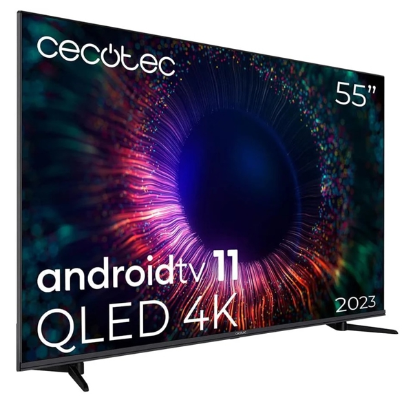 ტელევიზორი Cecotec 02568 V1+ series VQU11055+, 55", Android TV, 4K UHD, HDMI, Black	