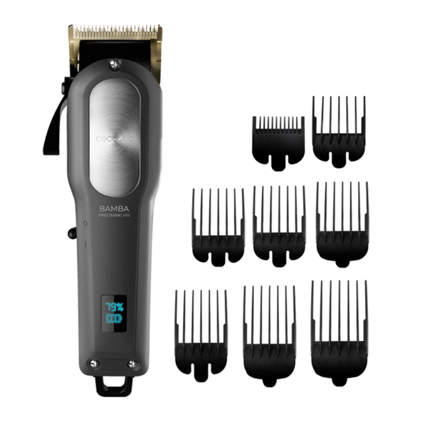 თმის საკრეჭი Cecotec 04218 Bamba PrecisionCare ProClipper Titanium Go, Hair Trimmer, Black