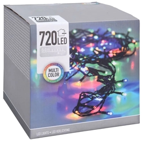 საშობაო განათება Koopman String MULTI-720 LED, 54m, Christmas Light, Multi Color