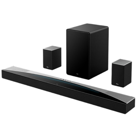 სახლის კინოთეატრი TCL Q85H Q Class, 860W, USB, HDMI, Bluetooth, Soundbar, Black