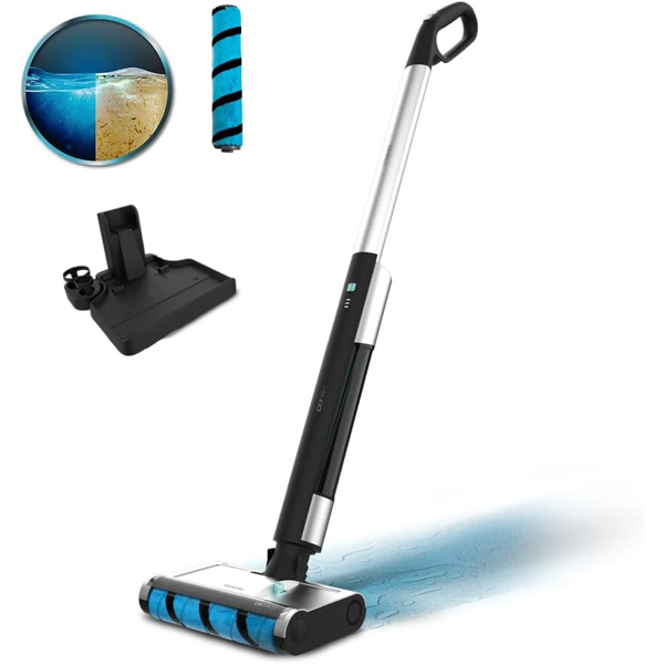 ელექტრო მოპი Cecotec 05862 FreeGo Wash, 40W, 420ML, Electric Mop, Black/Silver